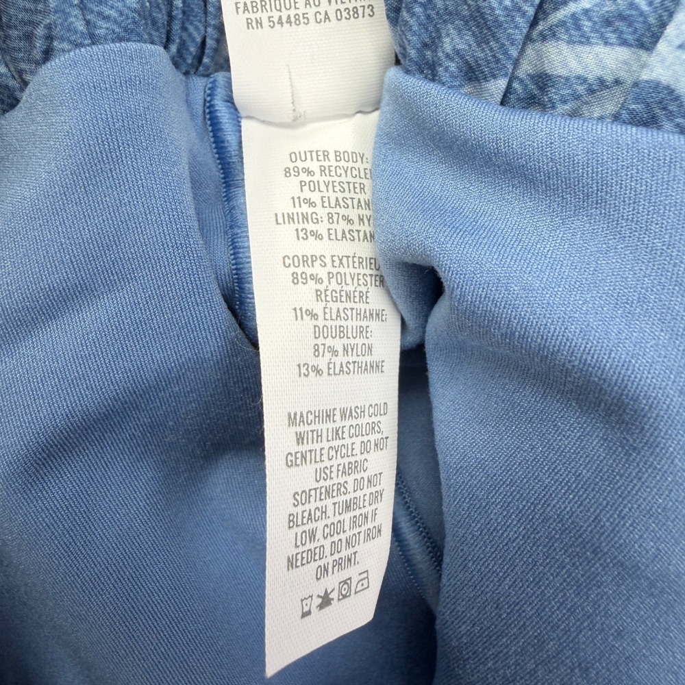 OFFLINE by Aerie Smiley Face Denim Shorts Womens Small Blue Low Rise Active - Picture 7 of 9